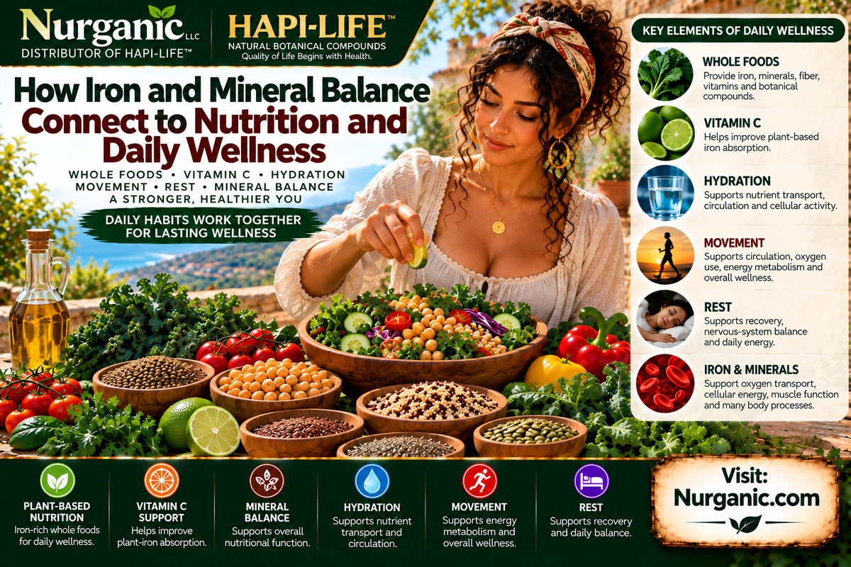 How Iron and Mineral Balance Connect to Nutrition and Daily Wellness