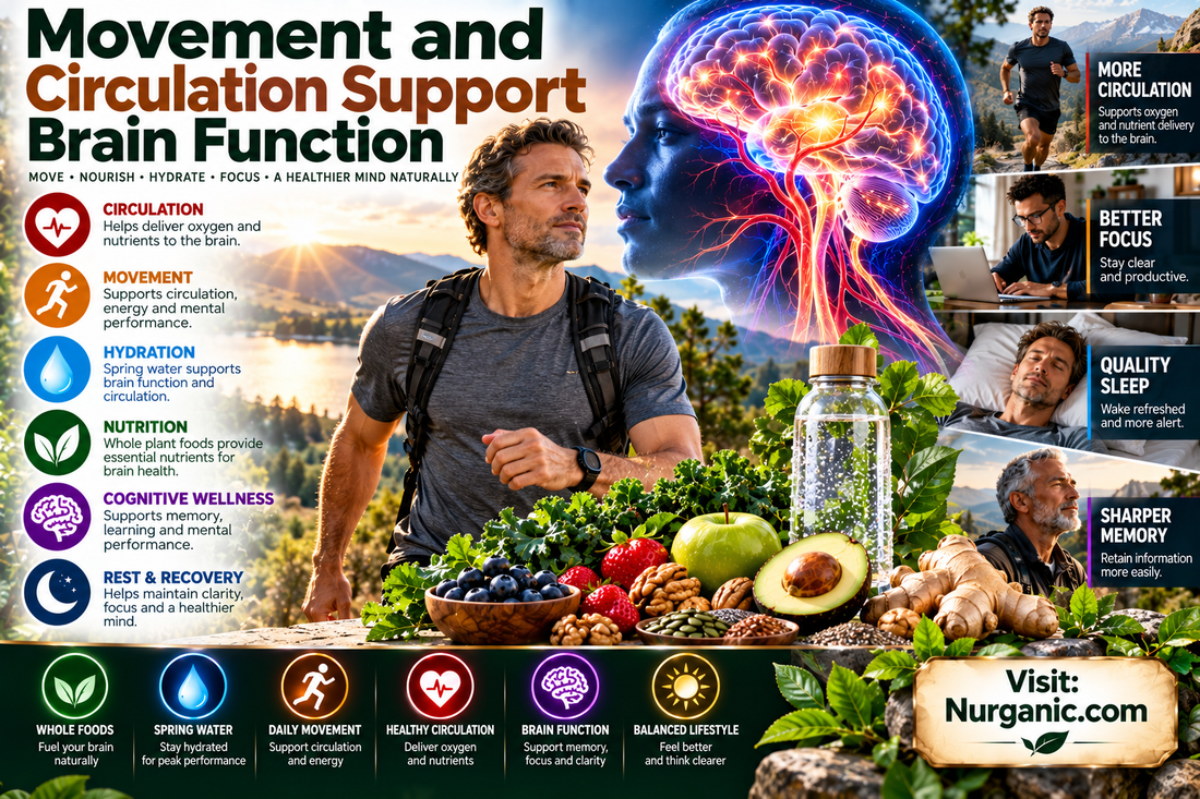 How Movement and Circulation Support Brain Function