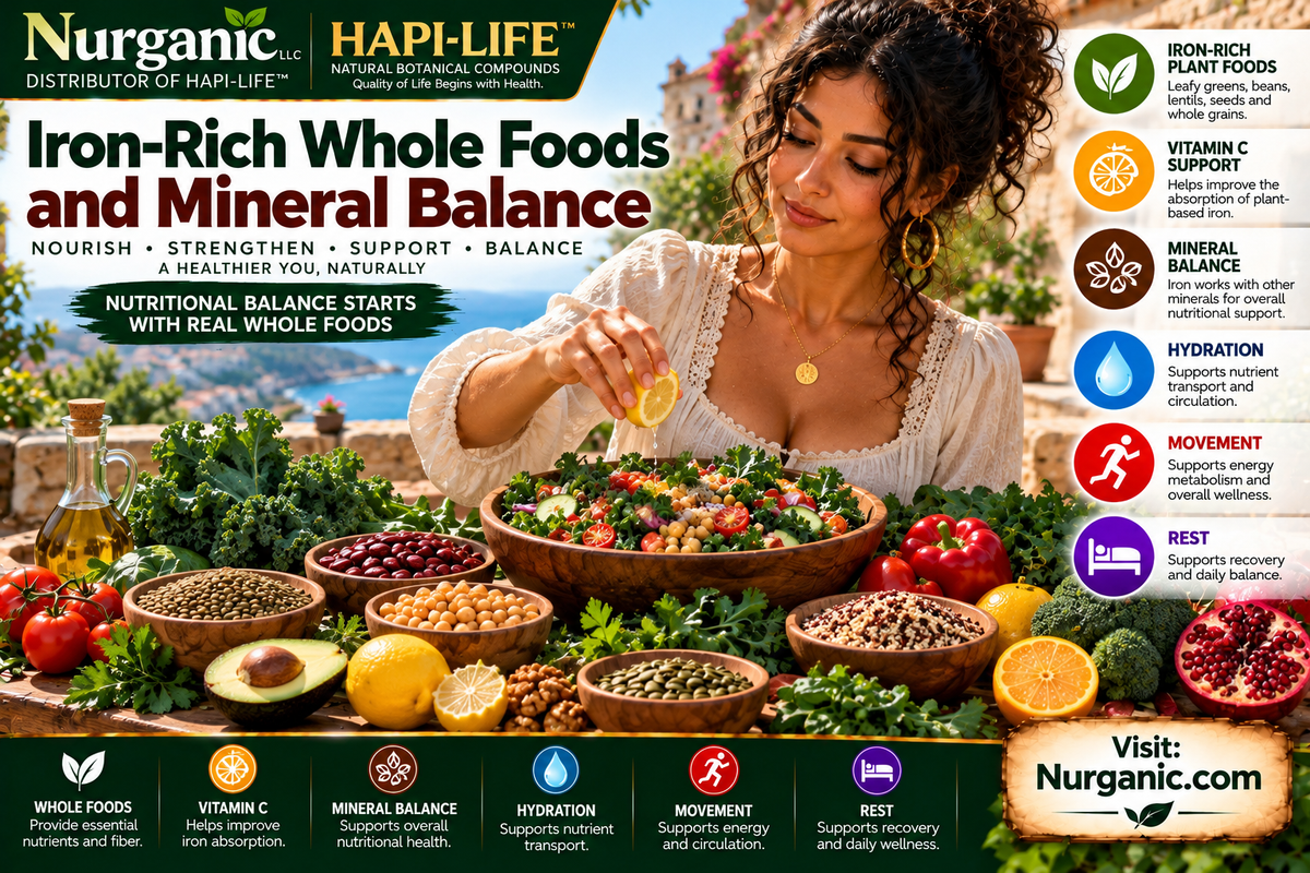 Iron-Rich Whole Foods and Mineral Balance