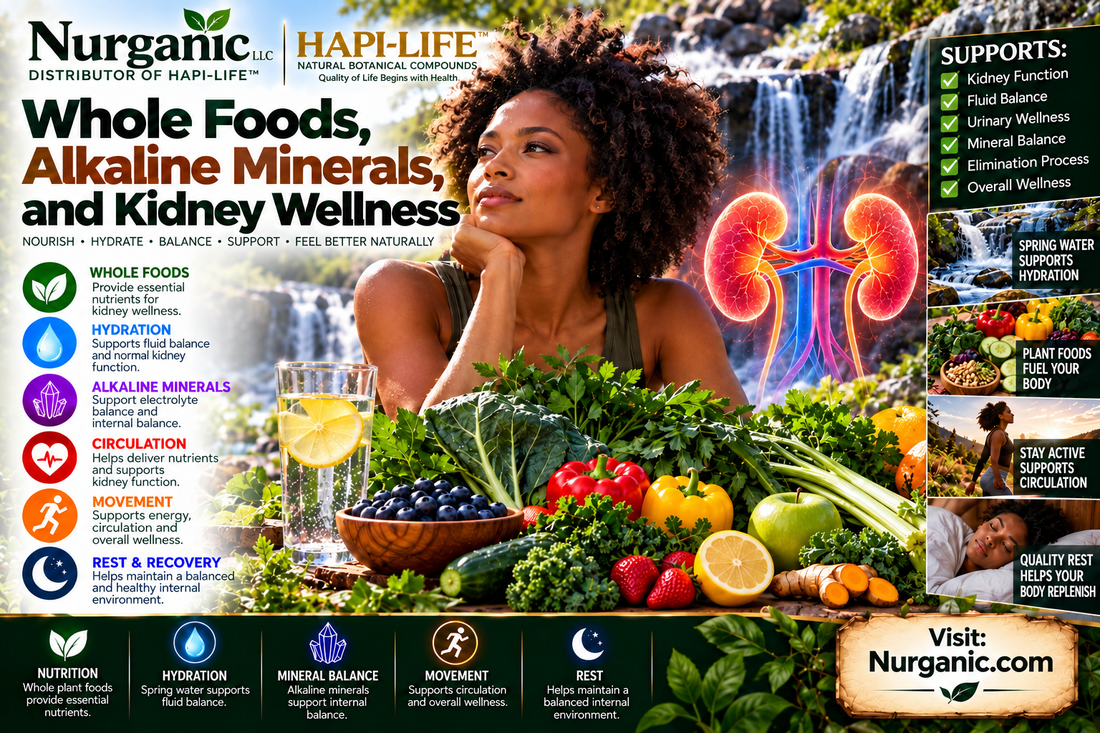 Whole Foods, Alkaline Minerals, and Kidney Wellness