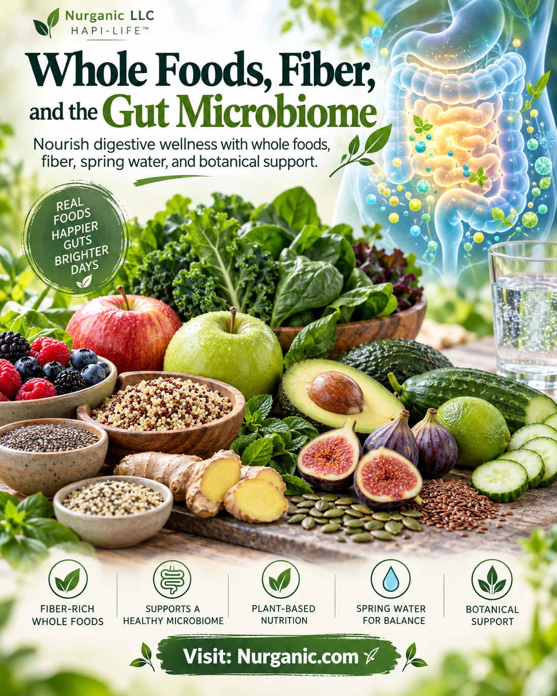Whole Foods, Fiber, and the Gut Microbiome