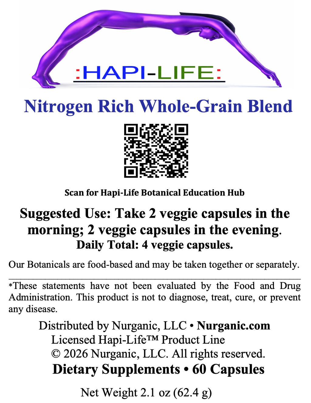 Nitrogen Rich Whole-Grain Blend