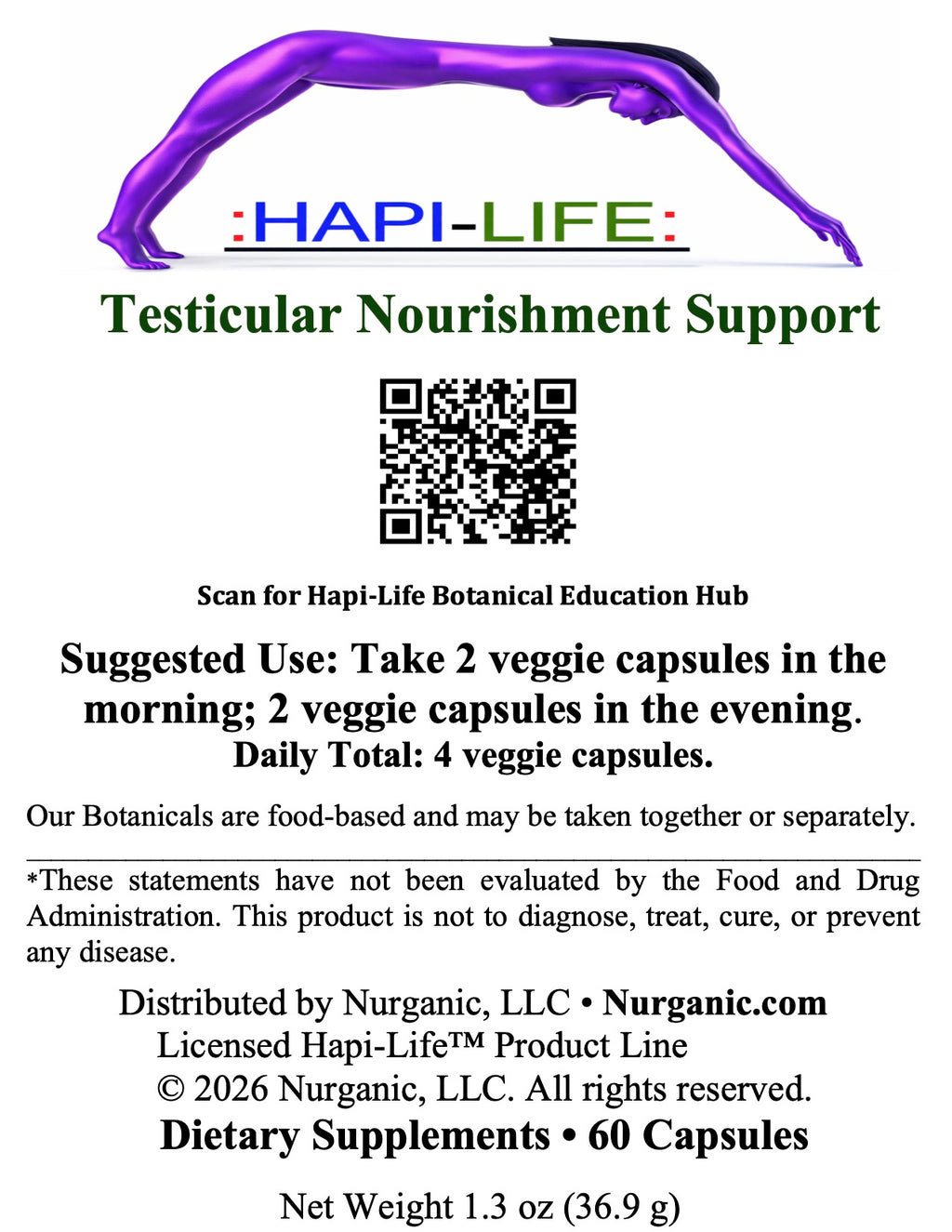 Testicular Nourishment Support