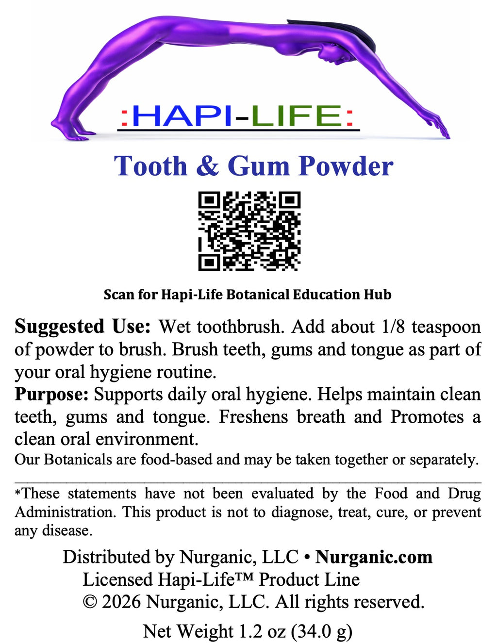 Tooth & Gum Powder